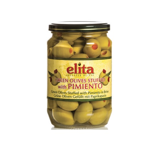 oliwki zielone z papryką greckie