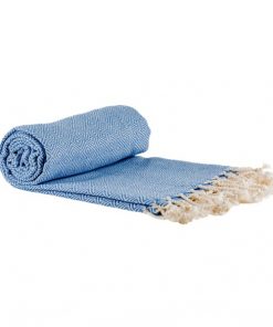 ręcznik niebieski do hammamu sauny