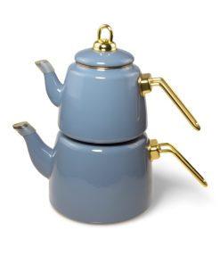 Czajnik do herbaty emaliowany szary 2,6L