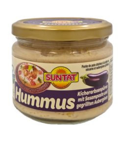 Hummus z grillowanym bakłażanem 290g