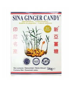 Cukierki imbirowe rozgrzewające 56g